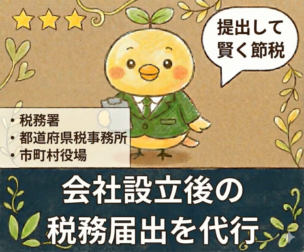 会社設立後の税務届出